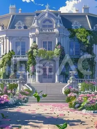 StickyLlama8514의 街の離れの森の中にある大きなお屋敷