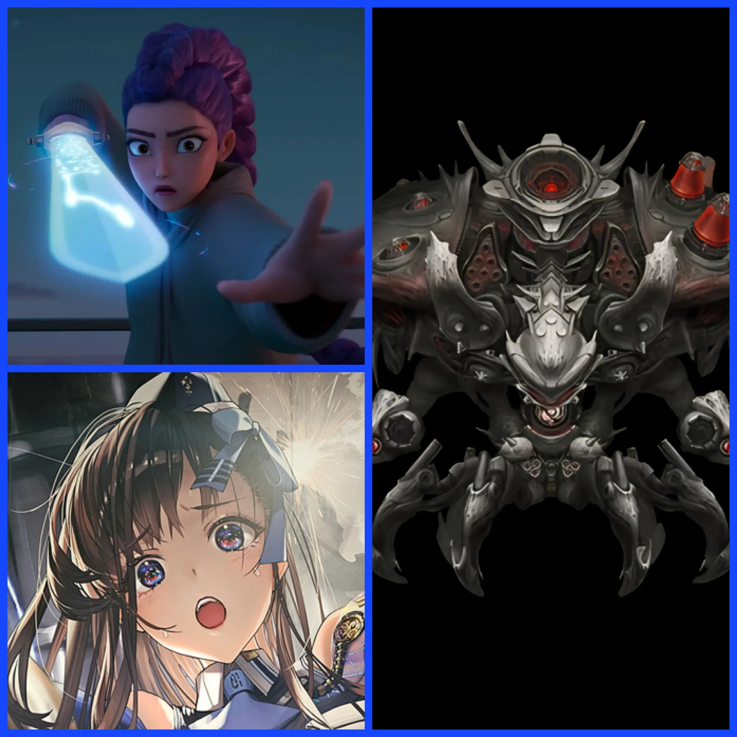 니케 세계관으로 간 헌트릭스 최초버전