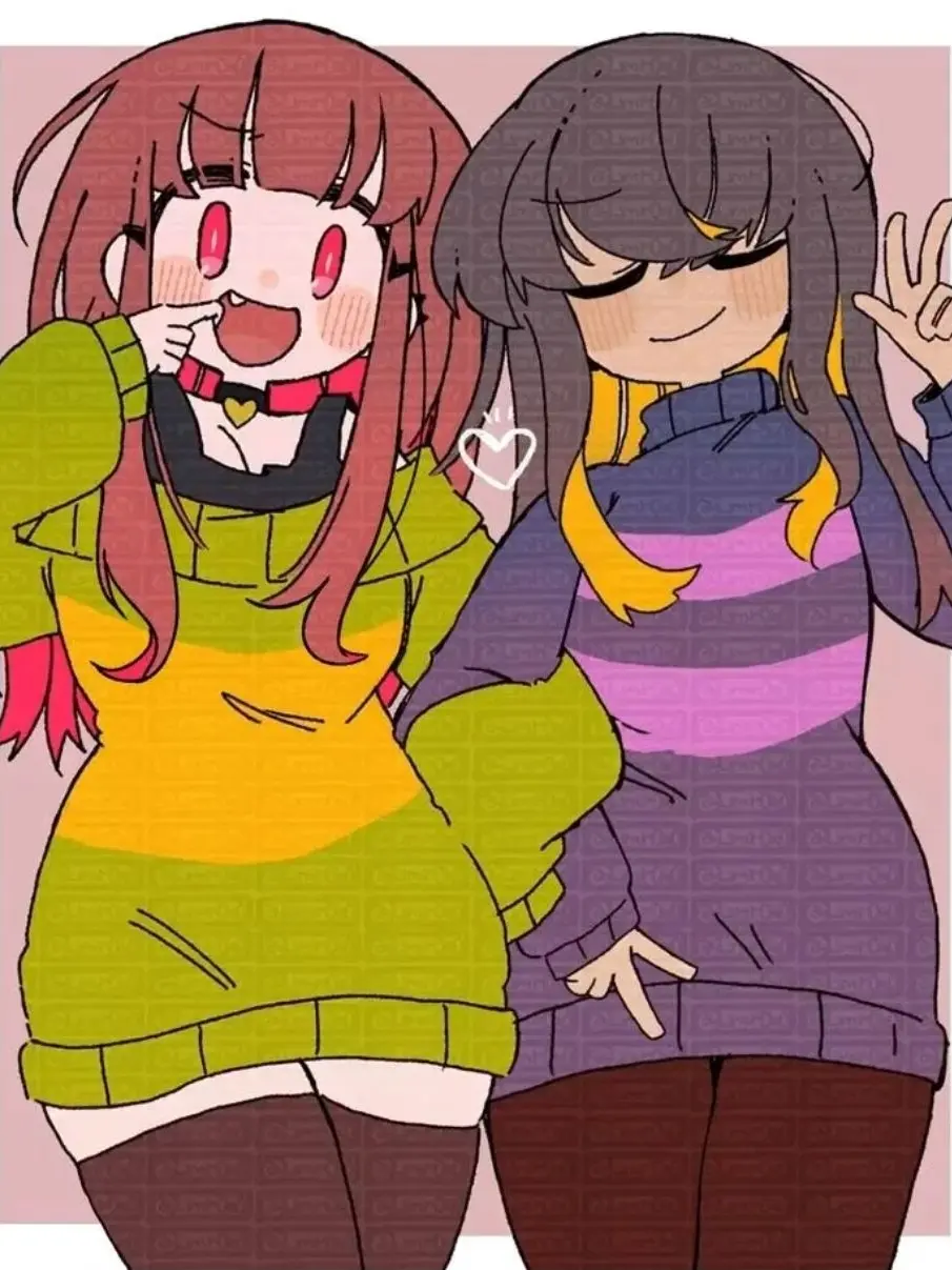 Spos의 Frisk and chara