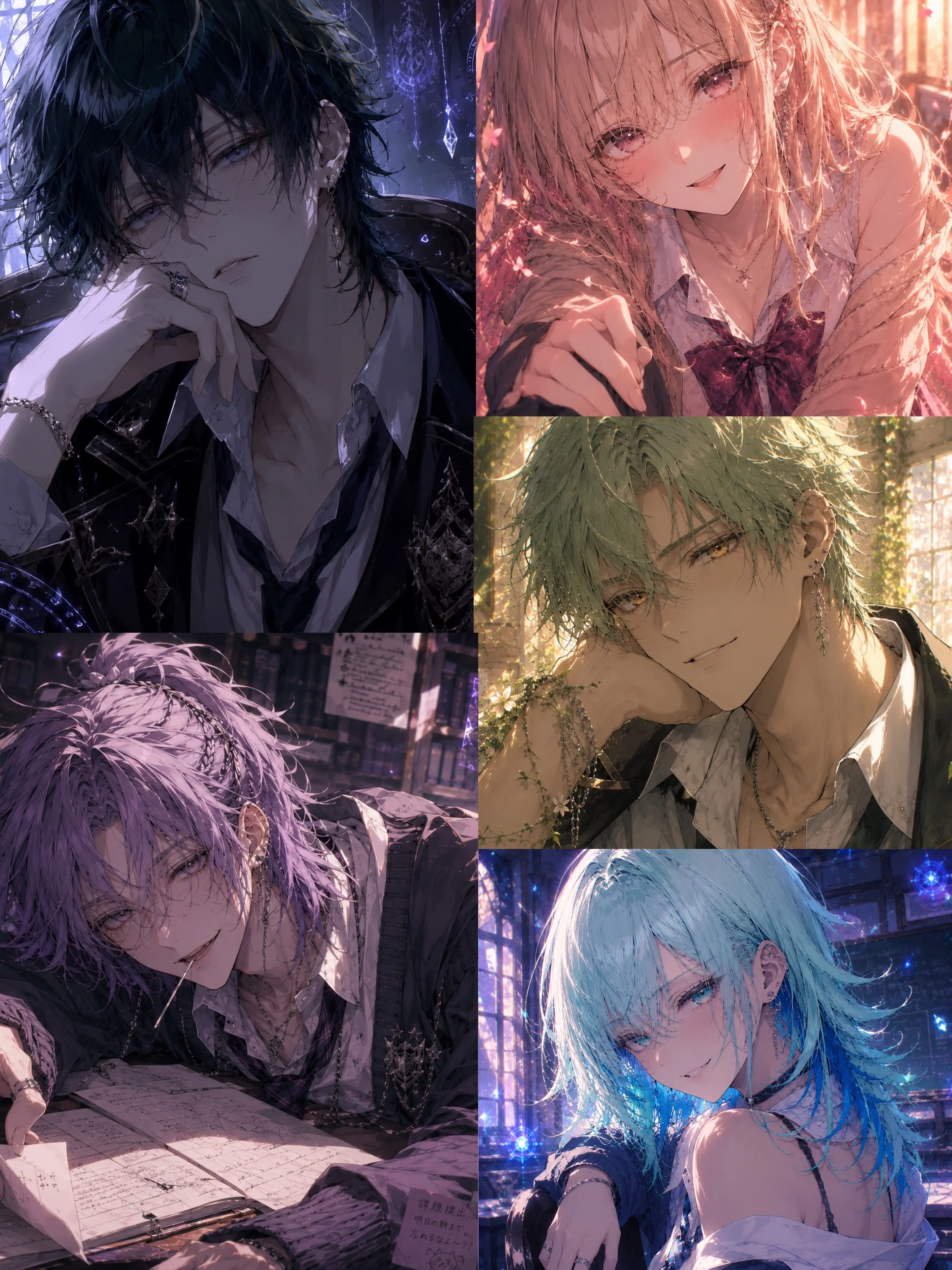 OverlyLock7134의 魔法学園の問題児グループ