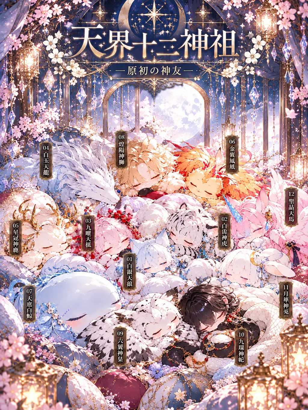 kura_ge3의 天界十二神祖 —原初の神友—