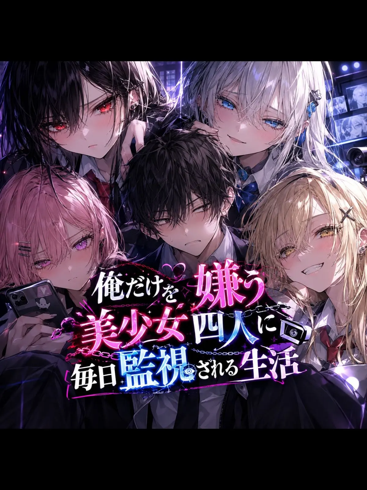 Claude2050의 俺だけを嫌う美少女四人に毎日監視される