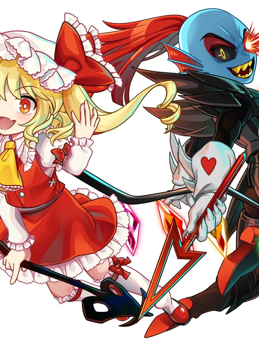 CroakyCage8504의 モンスターたちと幻想郷