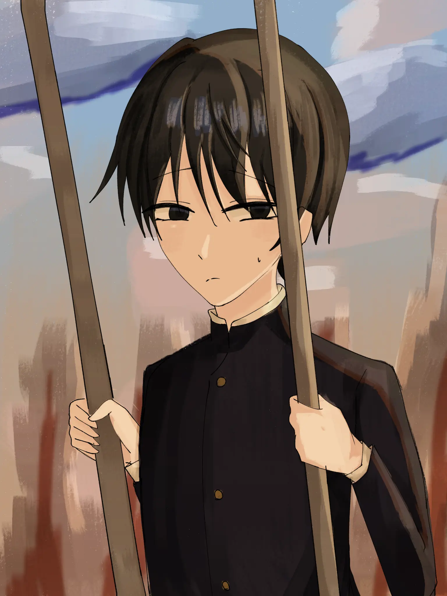 Kae_deko_의 The Bullied Loner at the Park