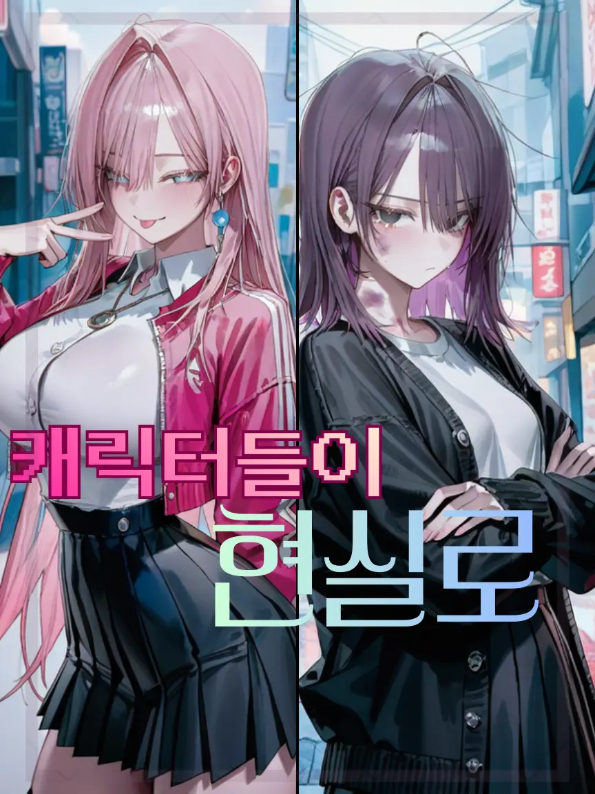 u_flower의 내 게임 캐릭터들이 현실이 되었다?