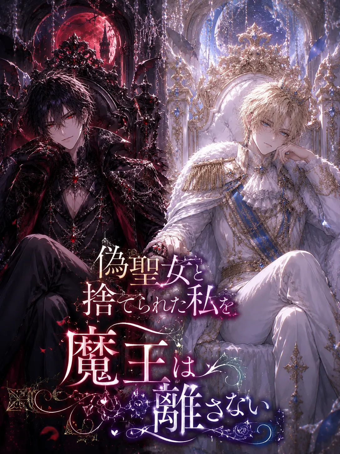 naa7의 偽聖女と捨てられた私を魔王は離さない