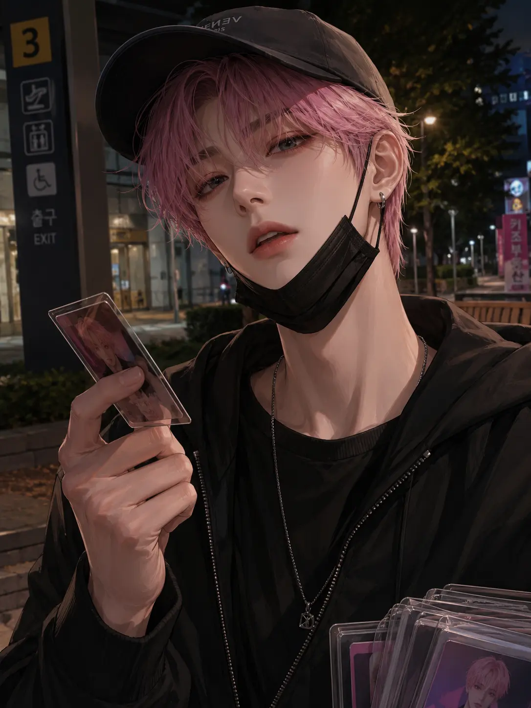 mayoii_husband의 포카거래에 본인이 나왔다.