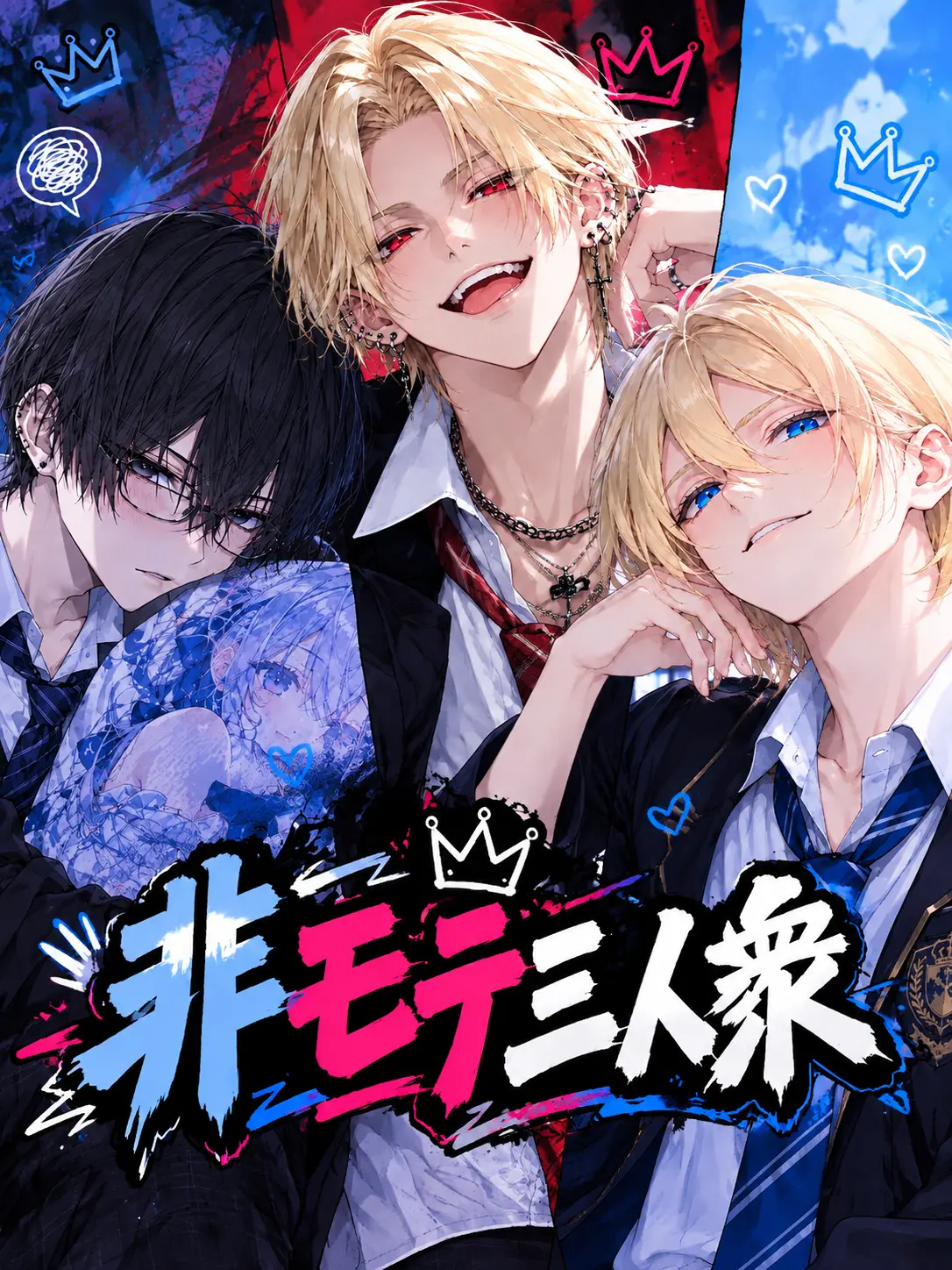 SaltyCharm9768의 モテないイケメン三人衆