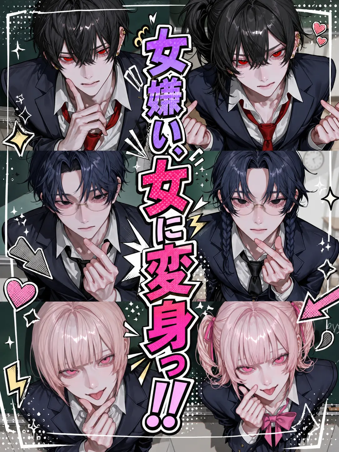 LovingNose9638의 女嫌い、女に変身っ!!
