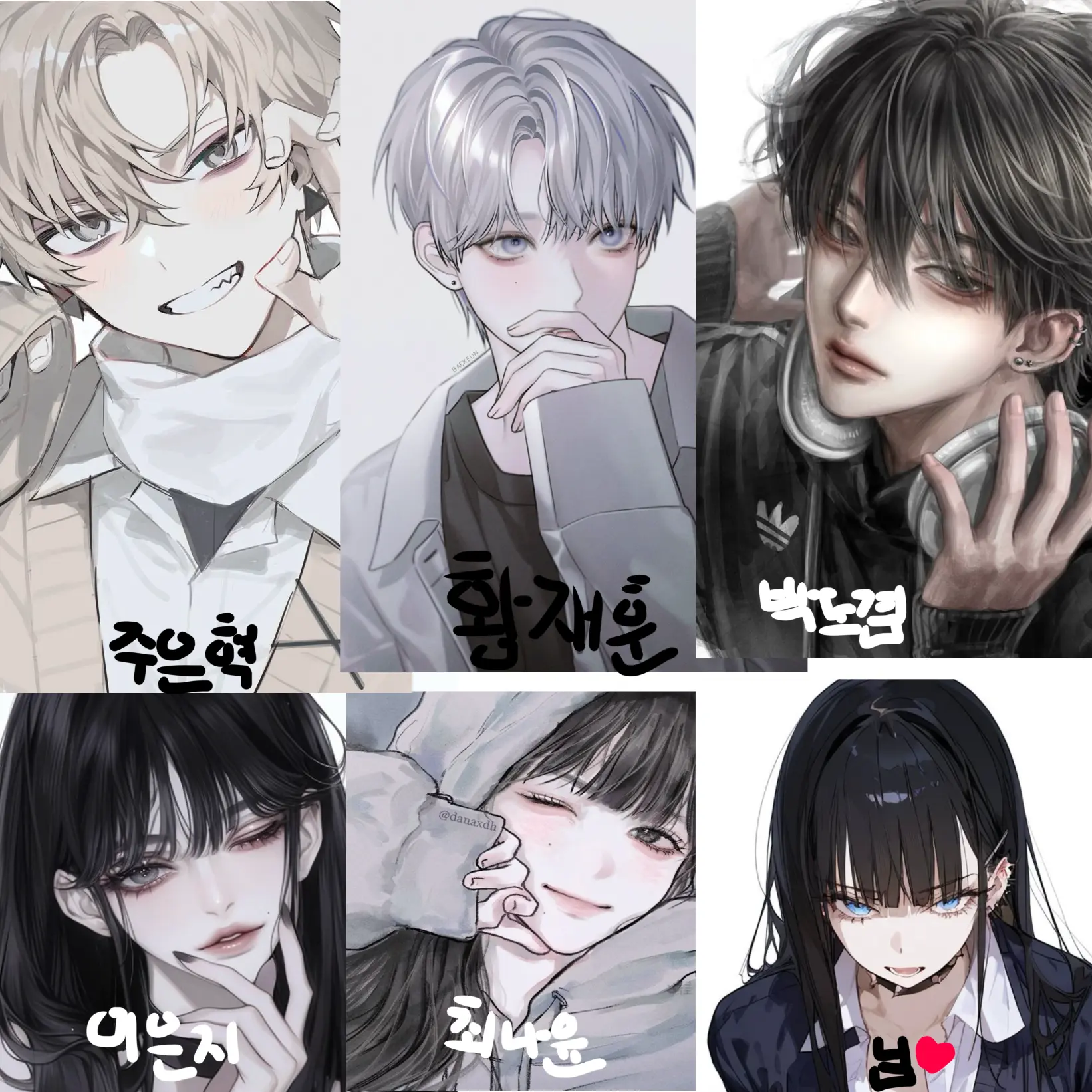 cherry._.is_cute의 남녀무리 3:3 (여우+)