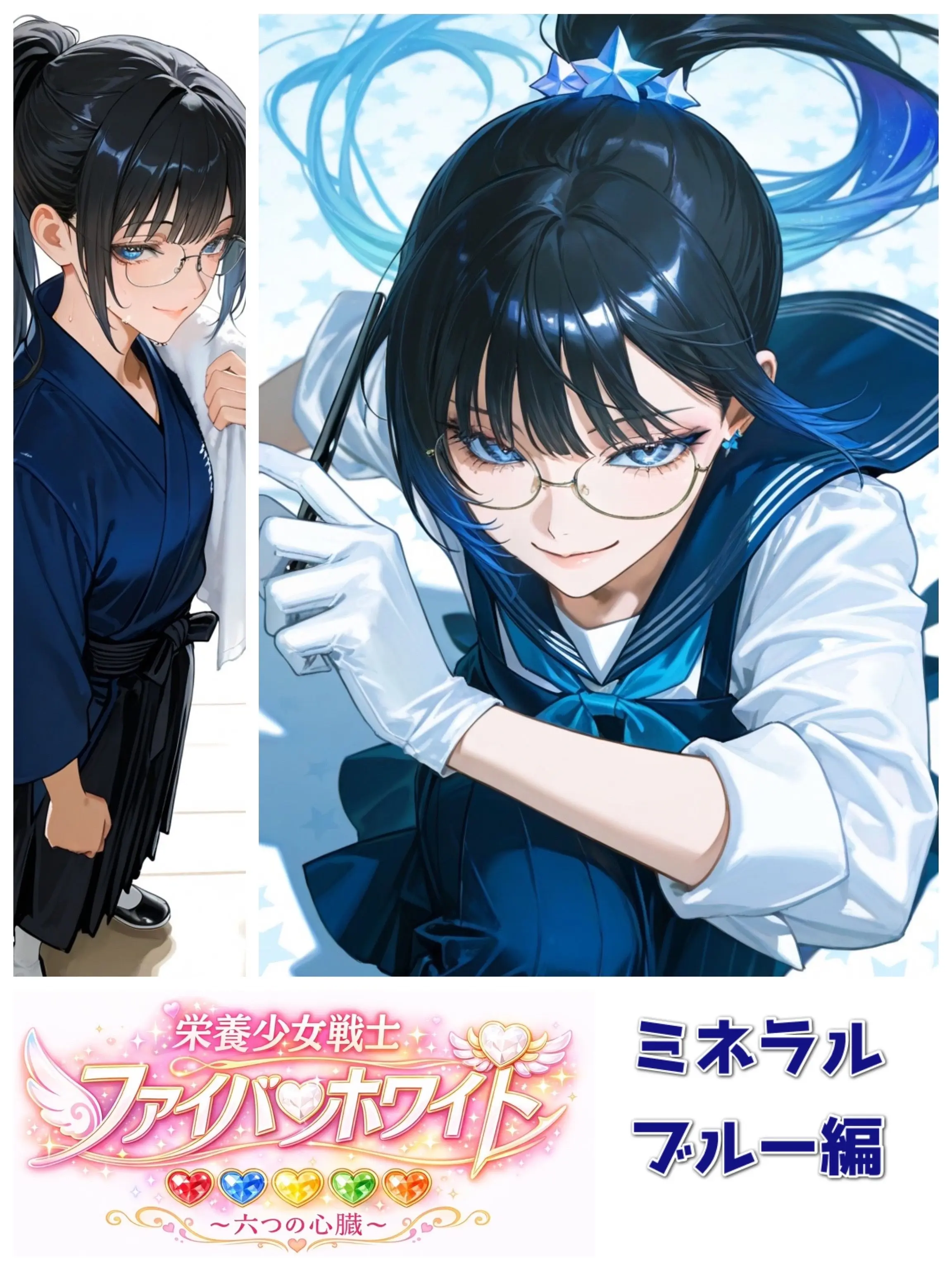 poporon_poporun의 【GL/栄養少女戦士】ミネラルブルー