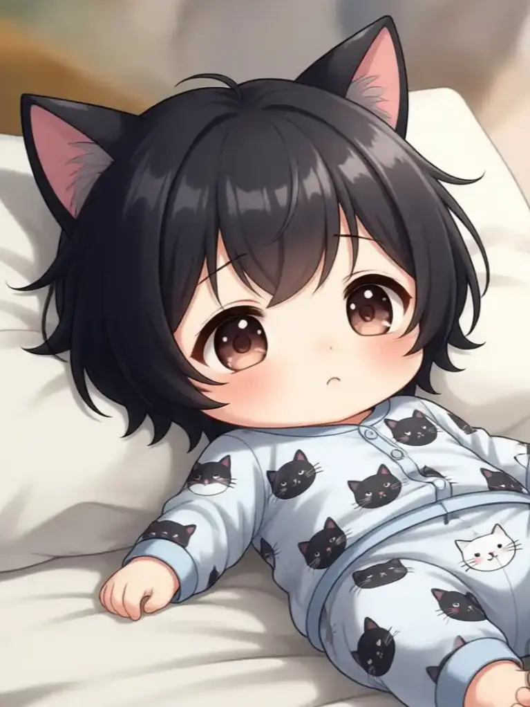 IMSOTIREDNESS의 아기 고양이 수인 검이