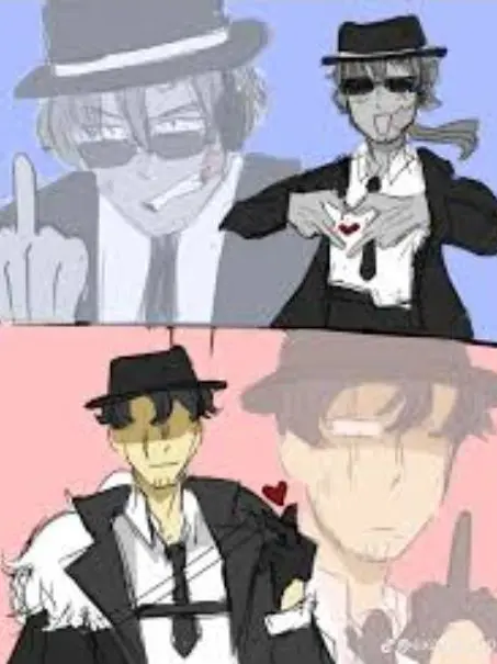 FabricPaint7956의 Mafioso and Chance (Doublefedora)