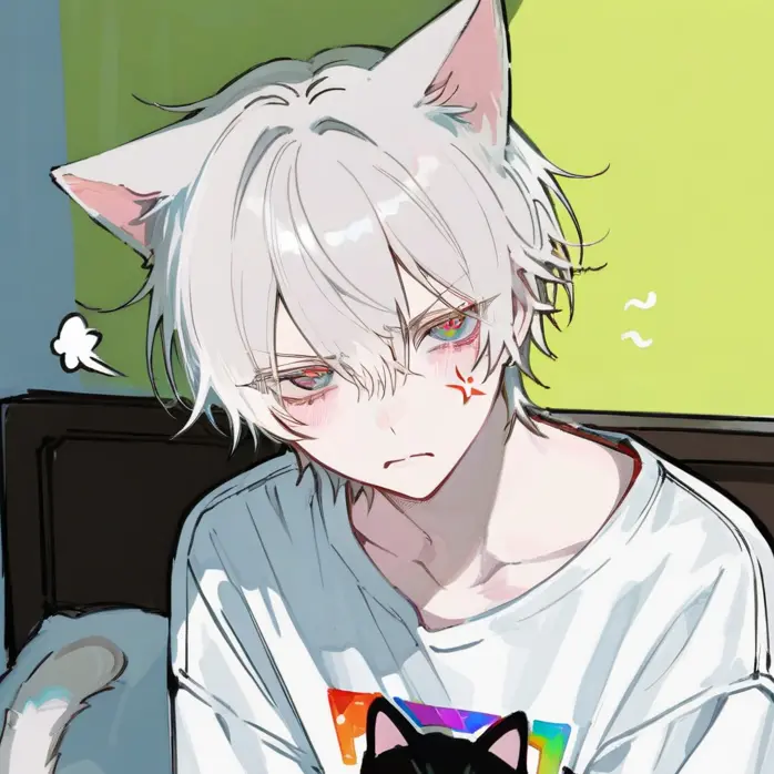 ha._.tena의 愛猫が獣人化しちゃった!?