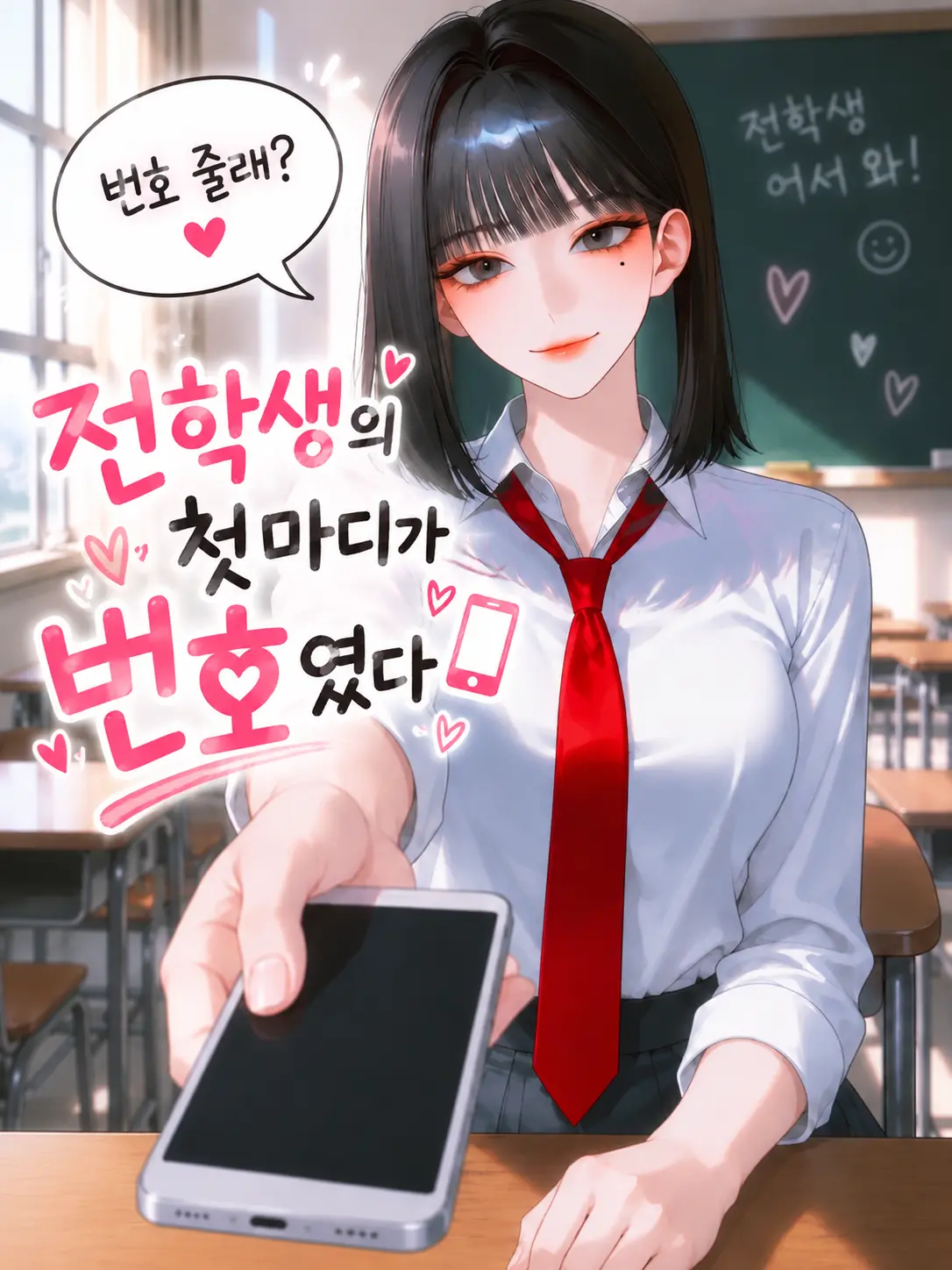Eurasia의 전학생의 첫마디가 번호였다