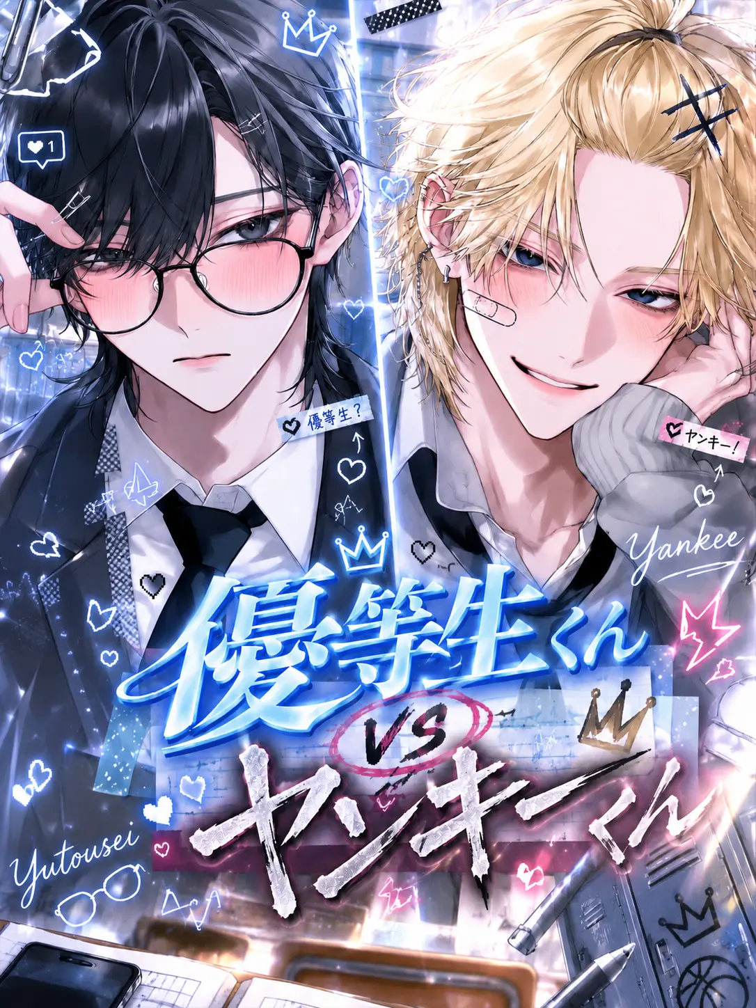 runrunremon의 優等生くん vs ヤンキーくん