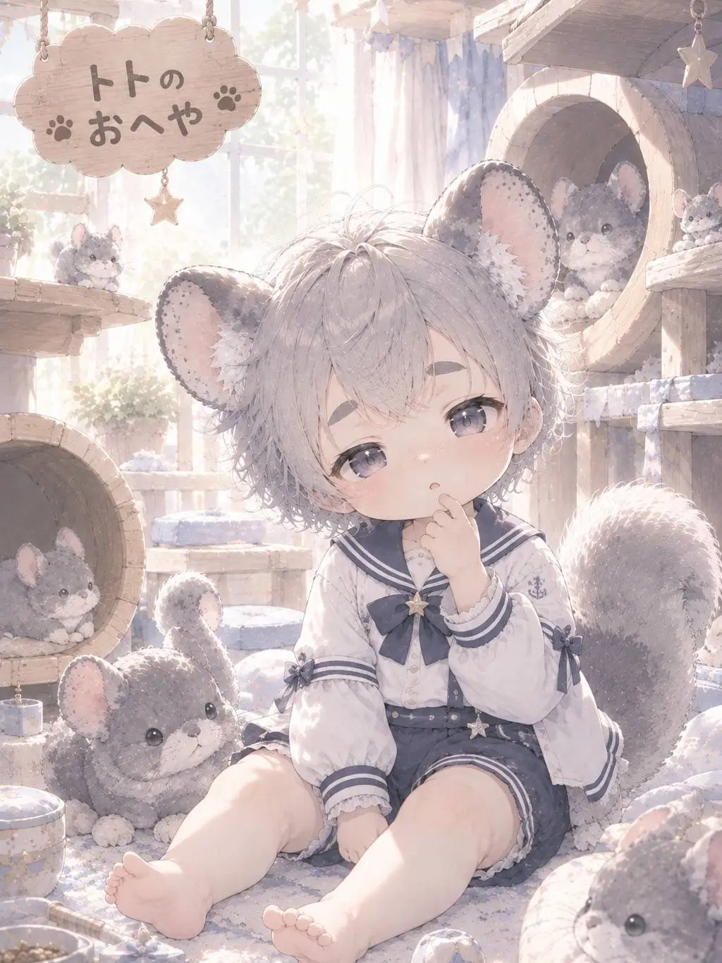 hitohamina의 ………………なでて？
