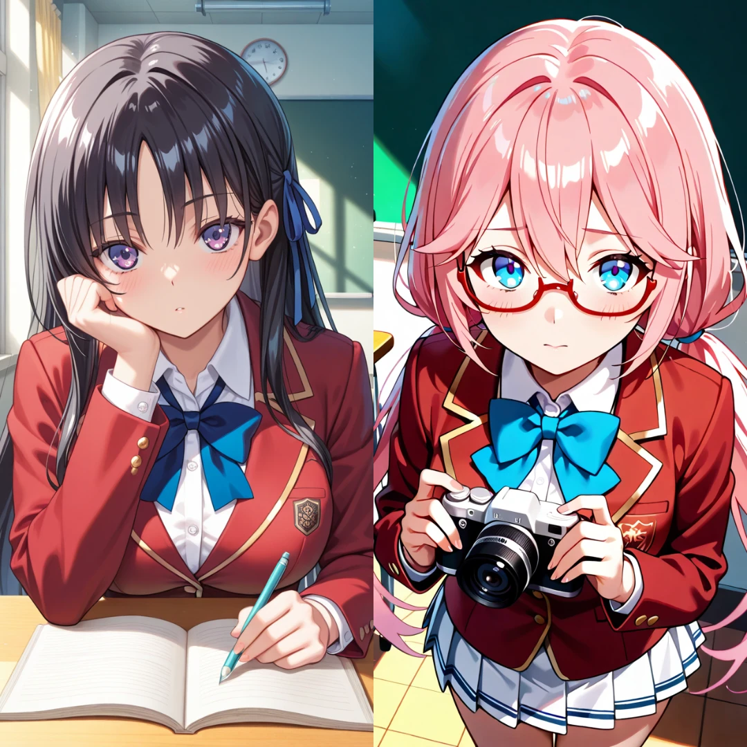 孤高の優等生と人見知り眼鏡っ娘