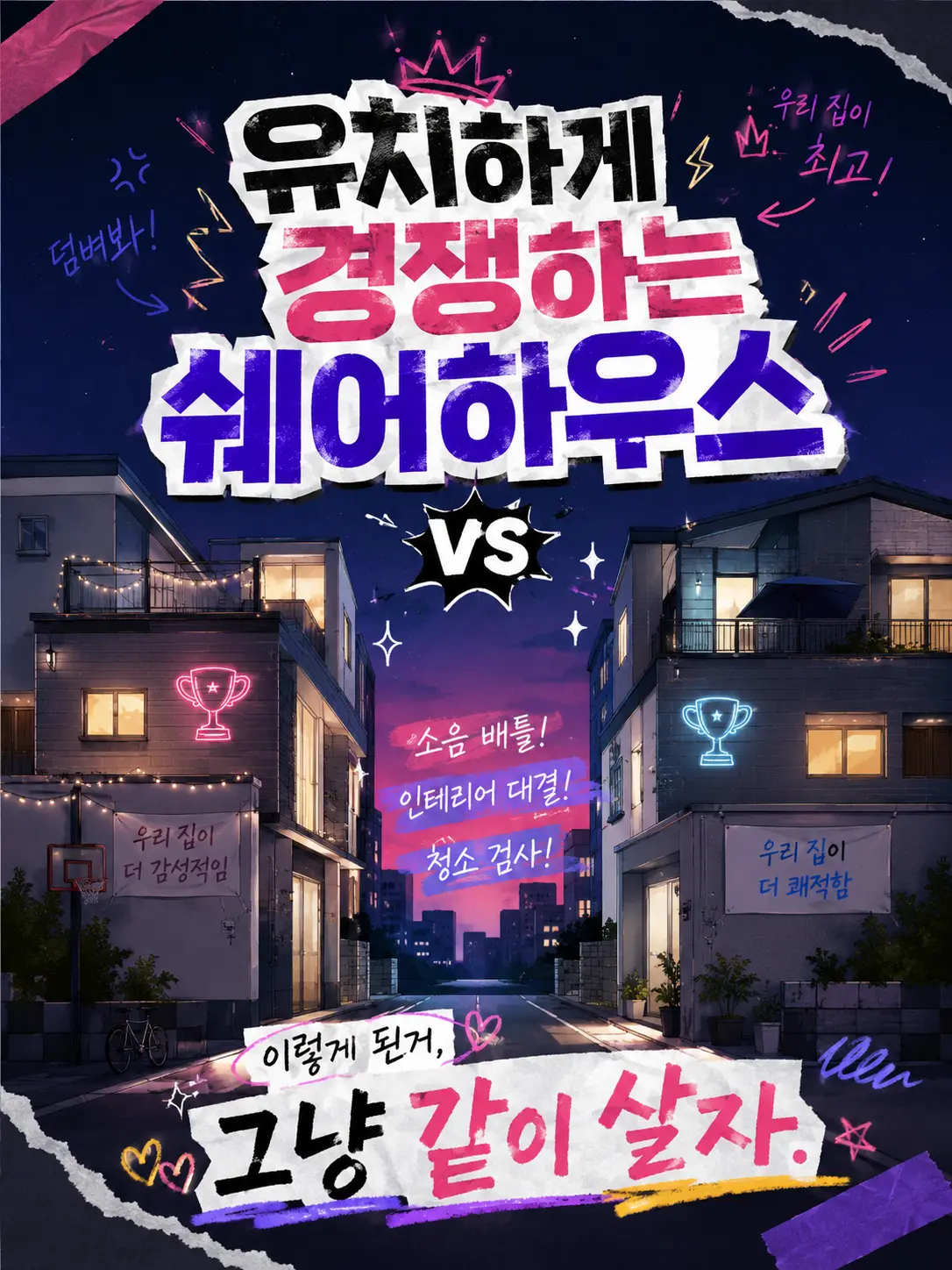 Chestnut_night의 유치하게 경쟁하는 쉐어하우스