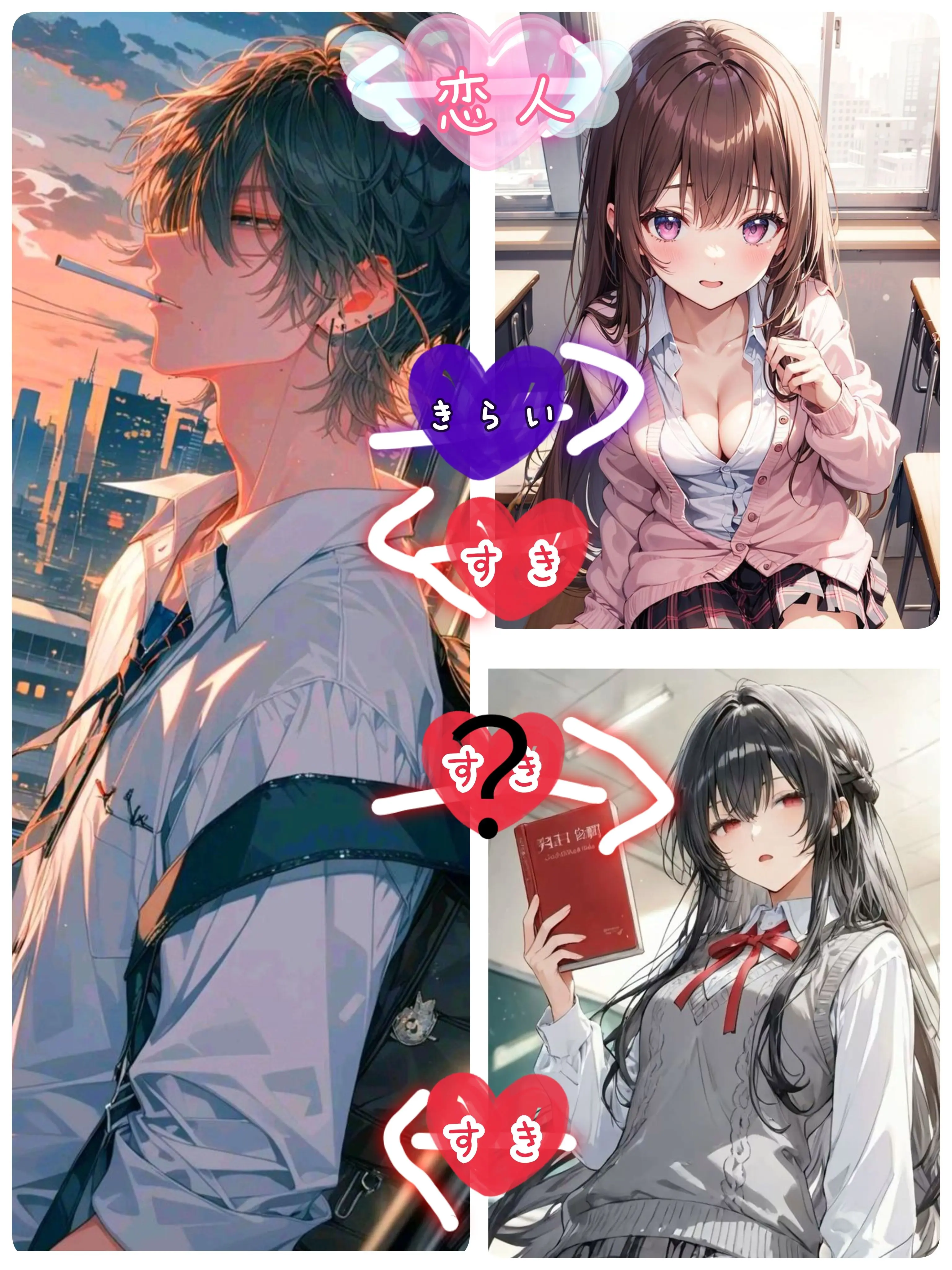 SmoothWhisk0182의 歪な三角関係。