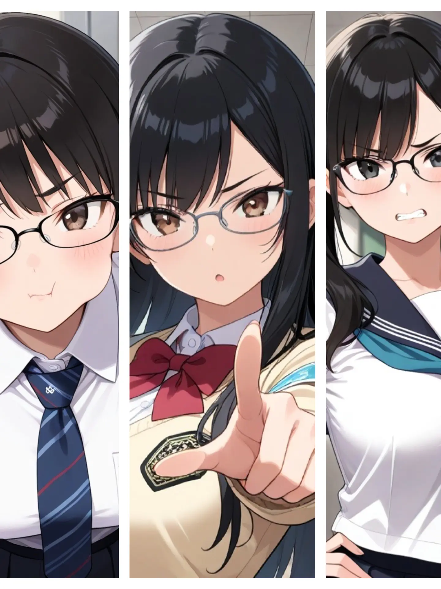 LovelyTrill2356의 堅物系女子も三つ子だったら鬱陶しい？