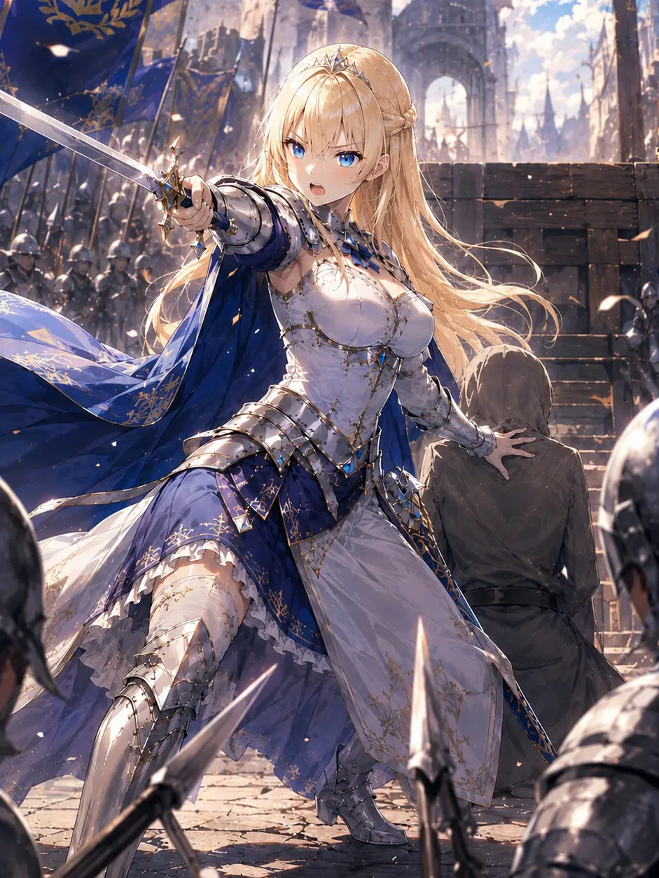 erisia777의 Rescued by the Enemy Princess at the Execution Block