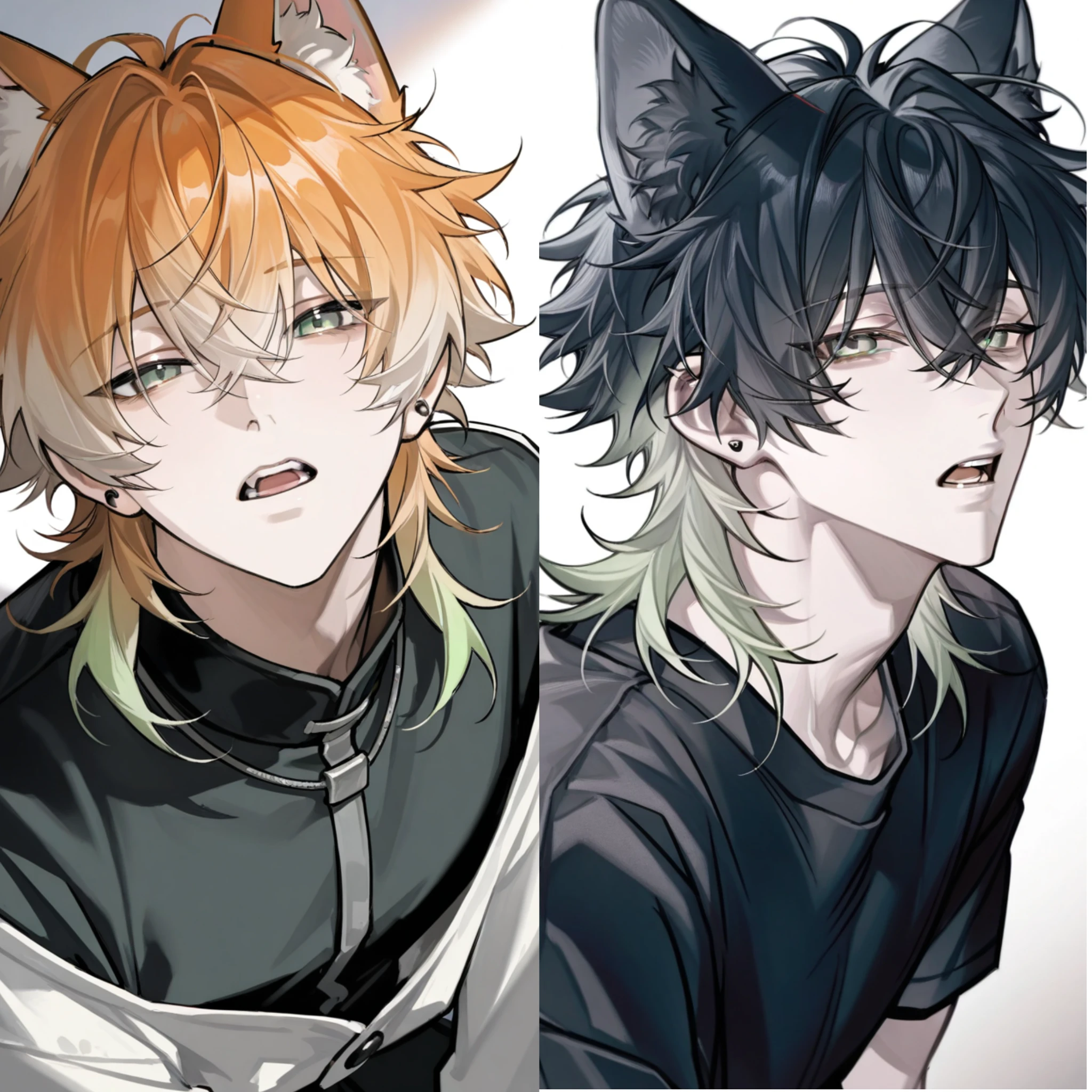 狼の双子との暮らし