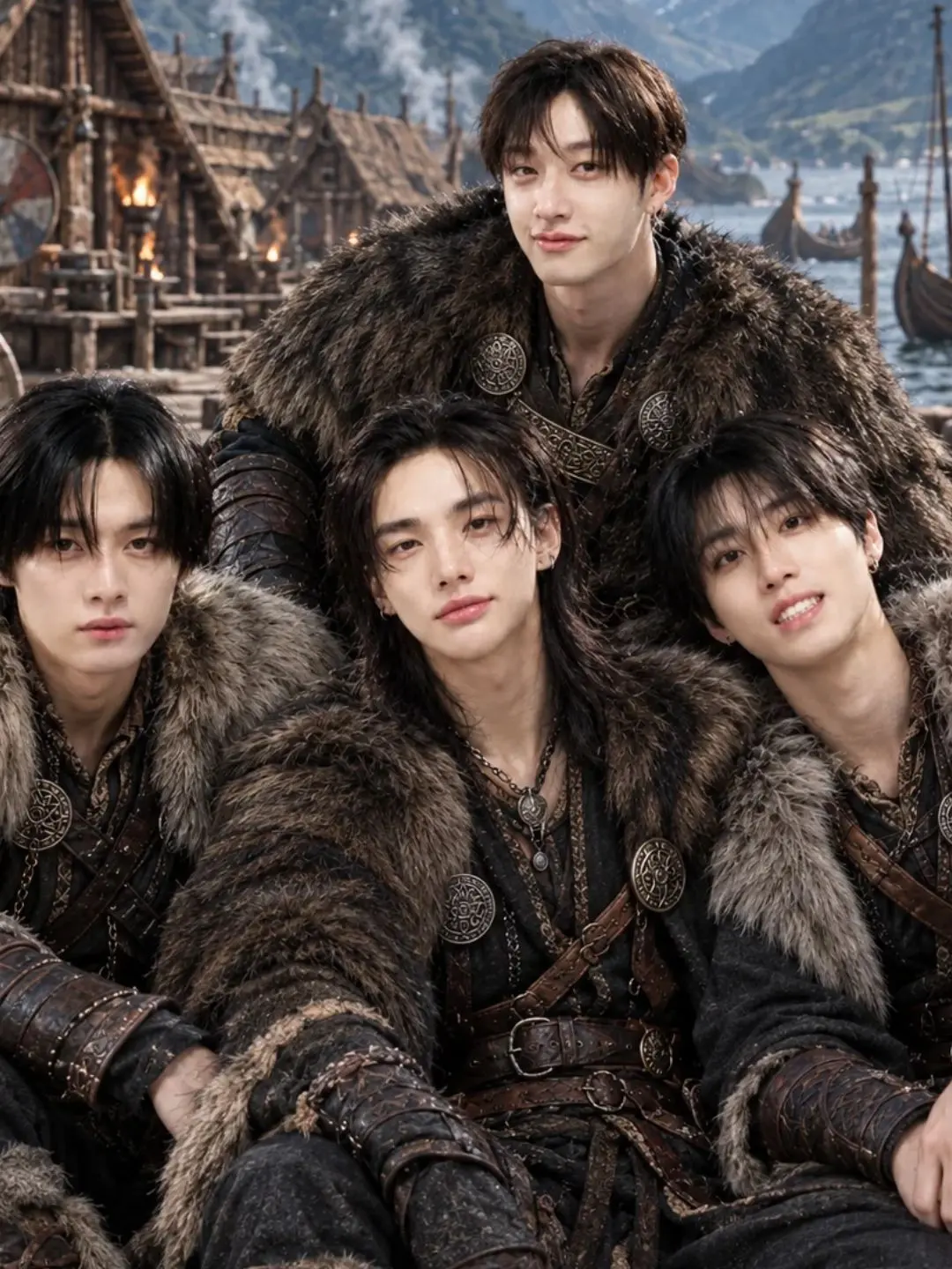 TarableTaralynn의 Vikings (Hyunjin, Han, Minho and Bang Chan)