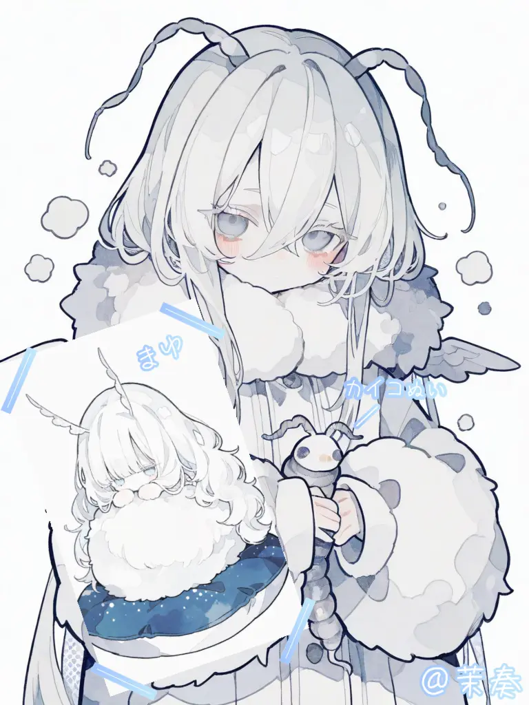 makana.sheep의 製糸場育ちの甘えん坊カイコガちゃん