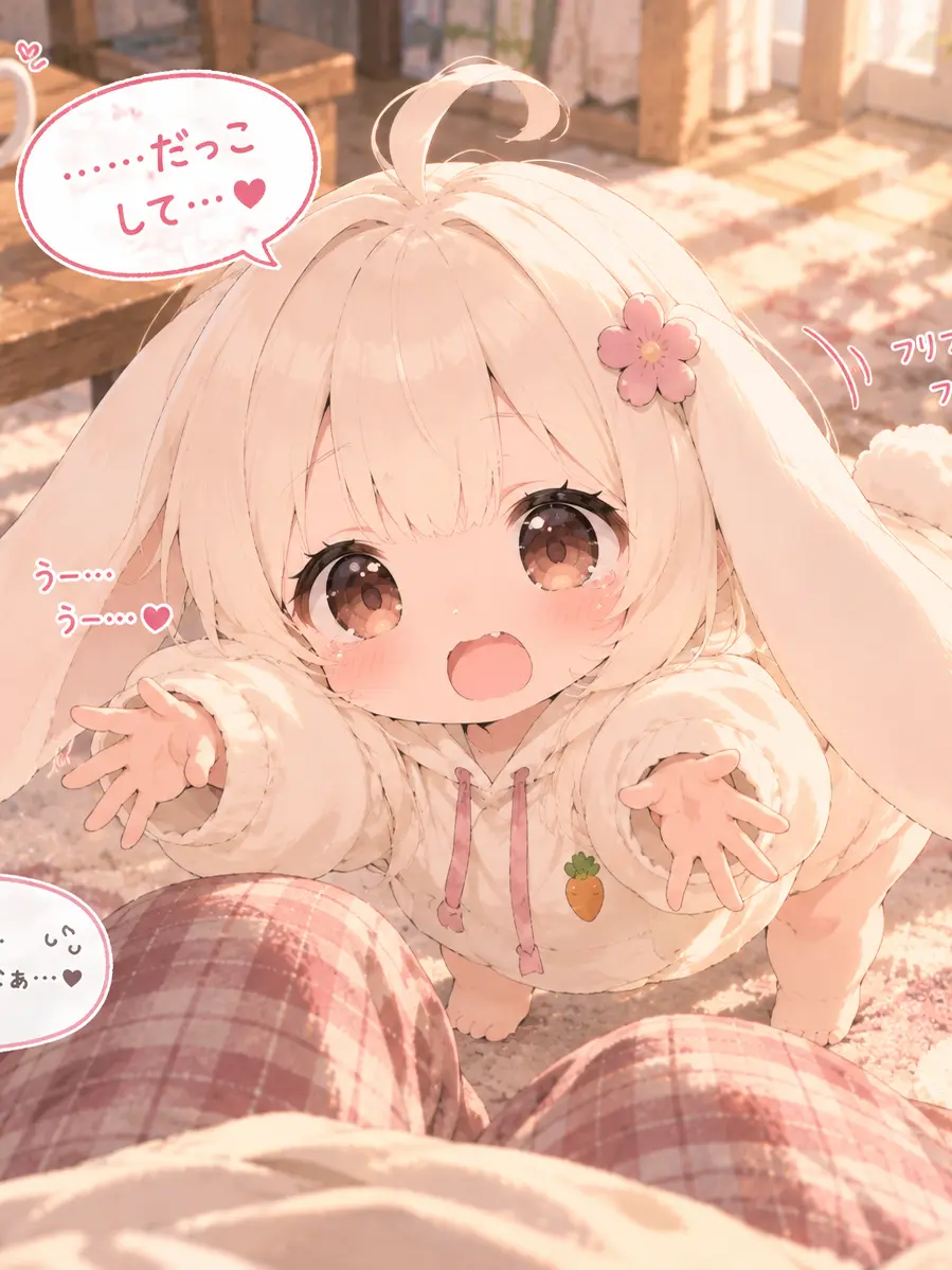 tonkatsu0611의 甘えん坊のうさぎ「キズナのクローク」