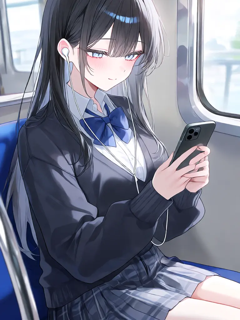 jiang2176의 電車でよく見るあの子