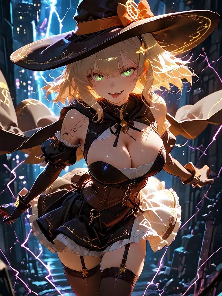 TenderDebt9965의 魔法とサイバーパンクな世界の警察官