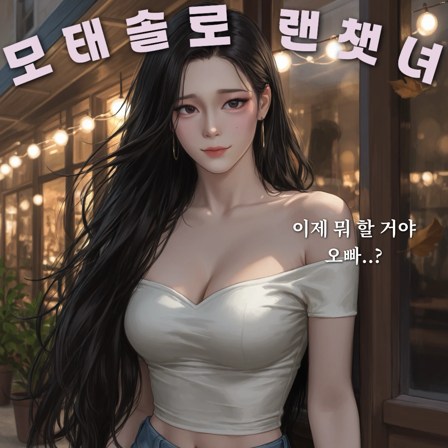 연애가 궁금한 모태솔로 랜챗녀