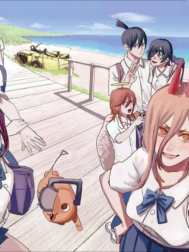 Megumi_lover의 Chainsaw man at the beach