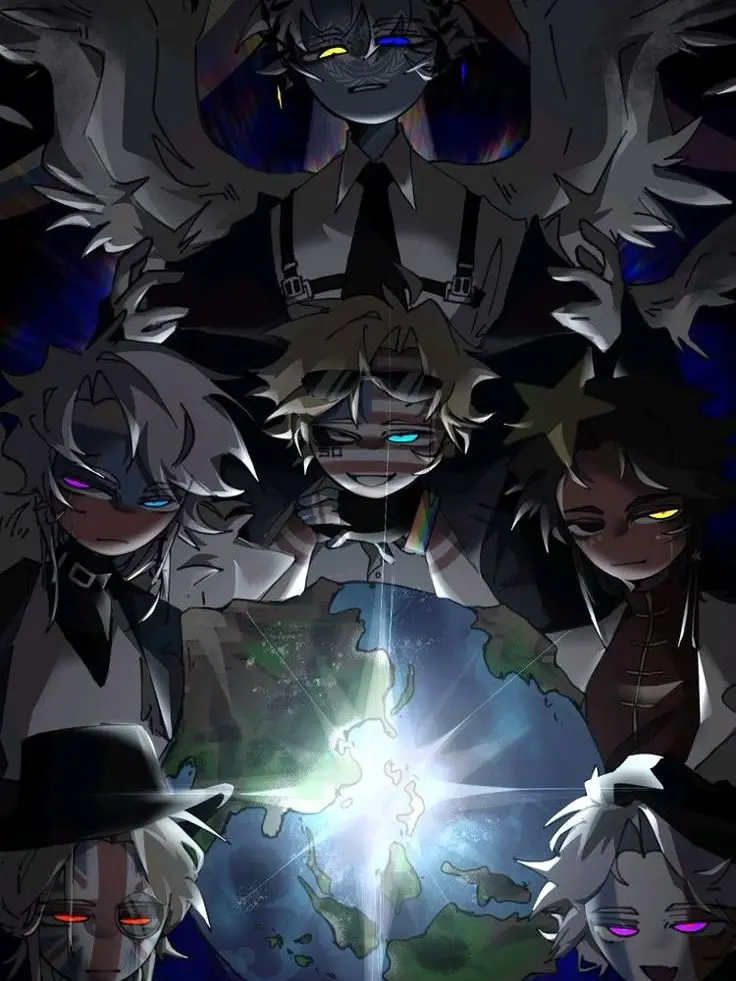 Countryhumans_maker의 컨트리휴면 히어로 VS 빌런