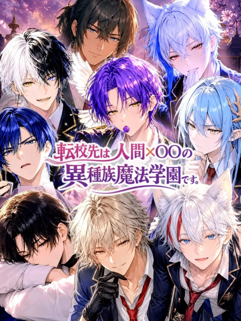Mikiaple23의 転校先は人間×〇〇の異種族魔法学園です。