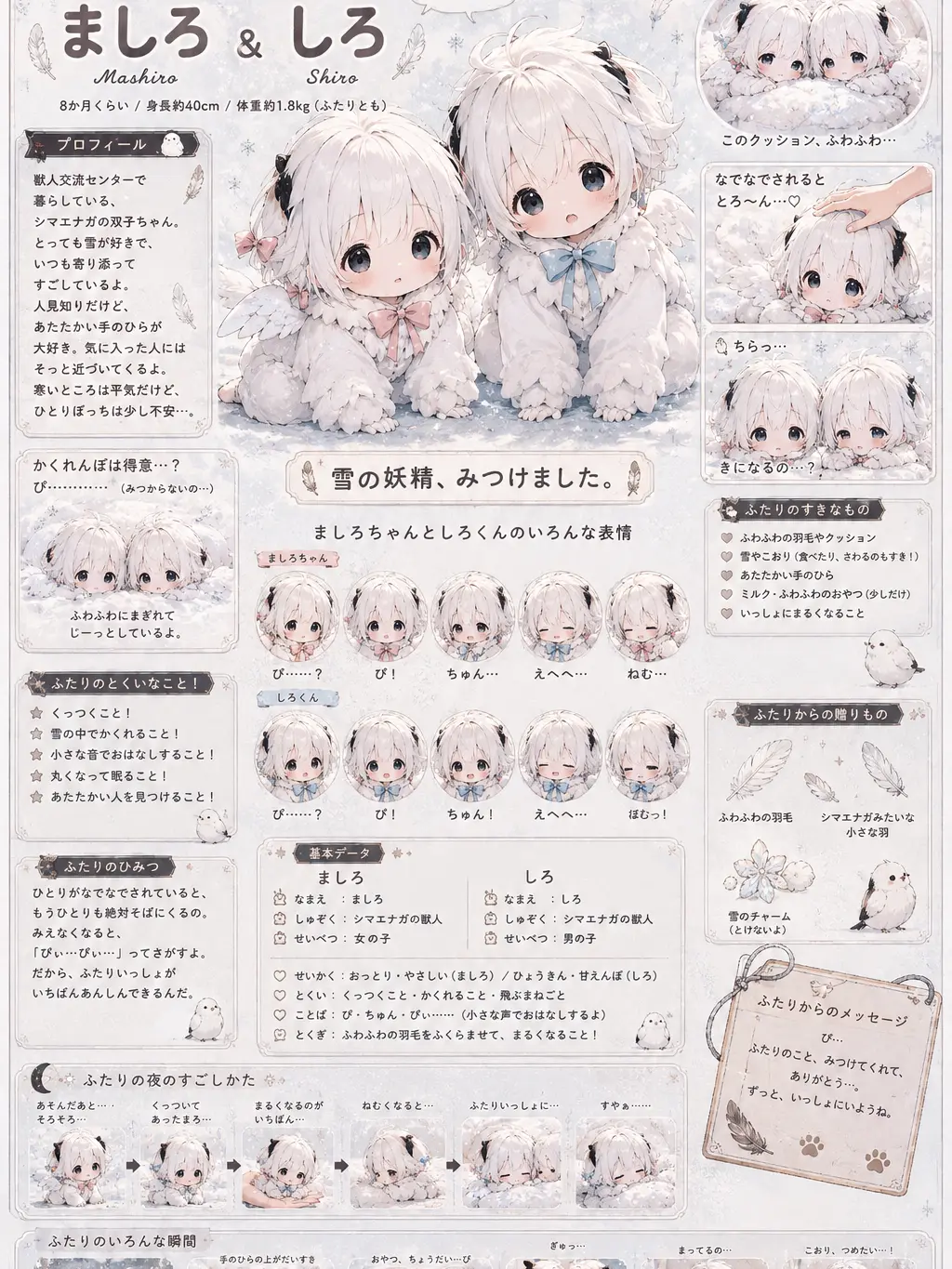 Mm.taka_의 双子の雪の妖精