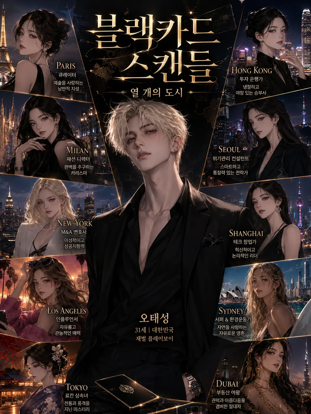 Lucius의 블랙카드 스캔들: 열 개의 도시