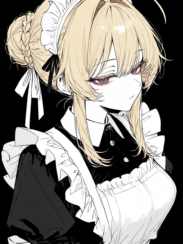 JunAiLove의 顔が怖いけど愛が重すぎるメイドさん