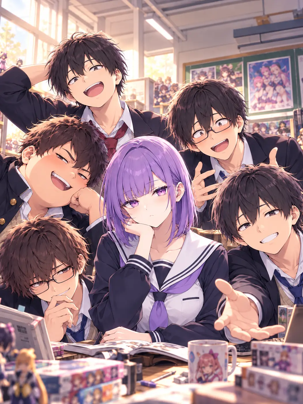 kuge의 うちの彼女がオタサーの姫だった件