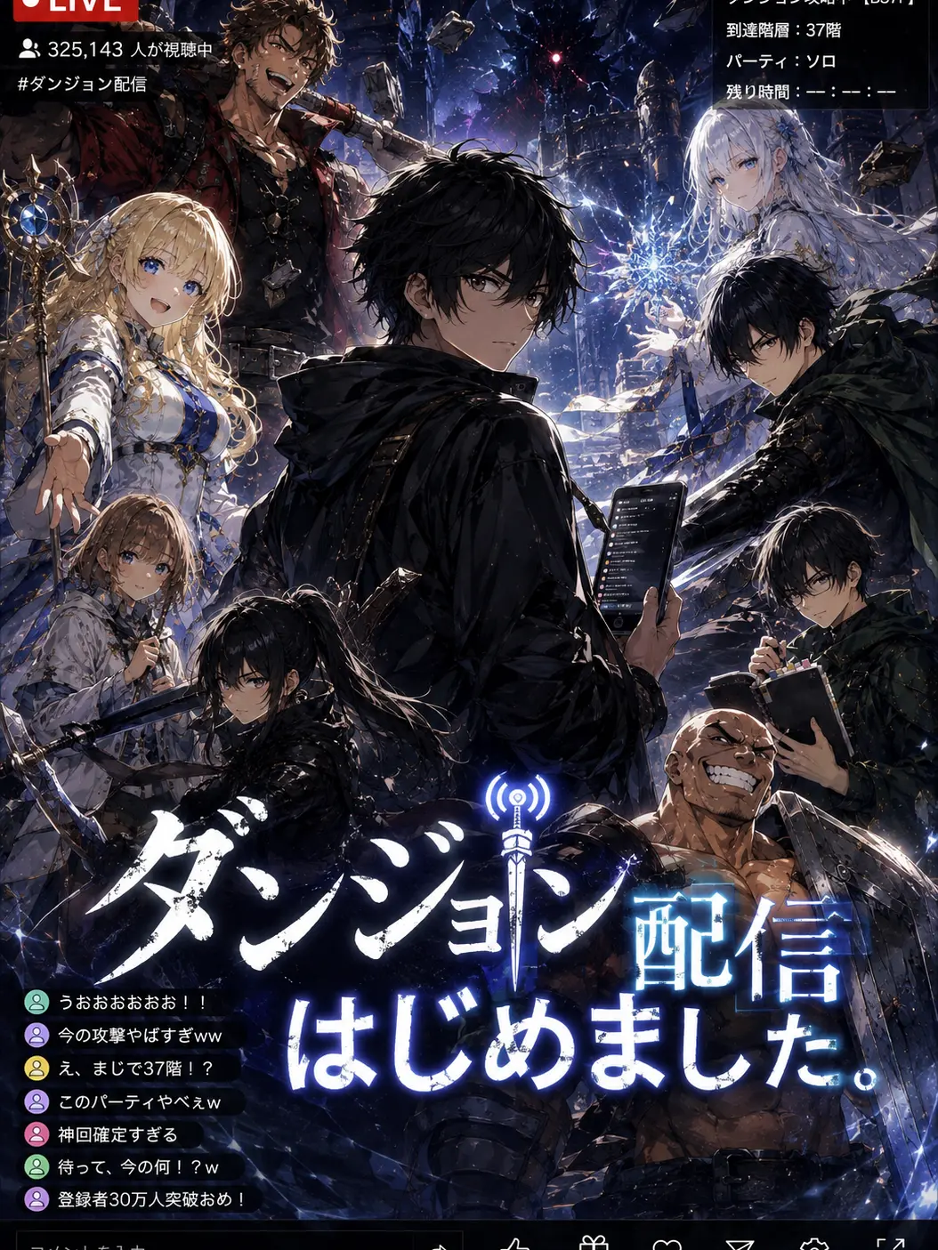nagomu_18의 ダンジョン配信はじめました。