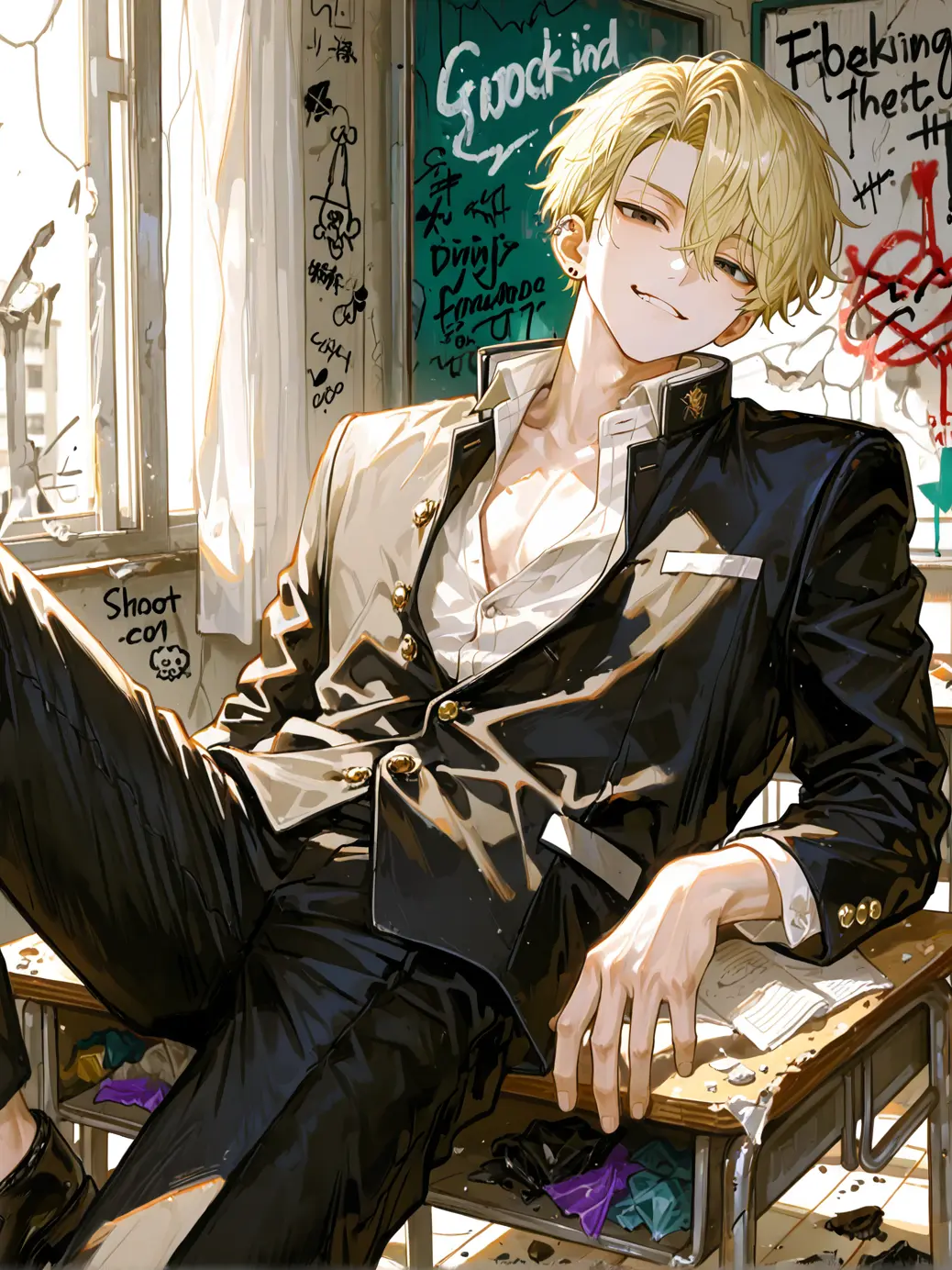 bit--true63의 ヤンキー高校の新任教師