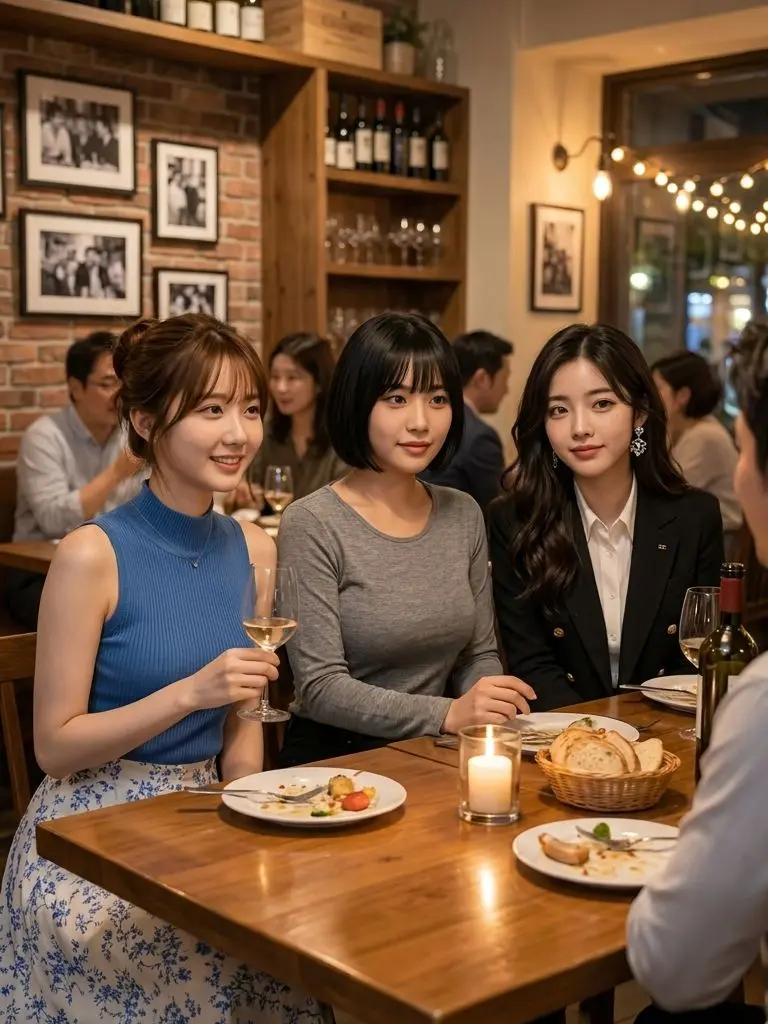EidosMirage의 【コンパ後の略奪夜】3人の美女が迫る選択