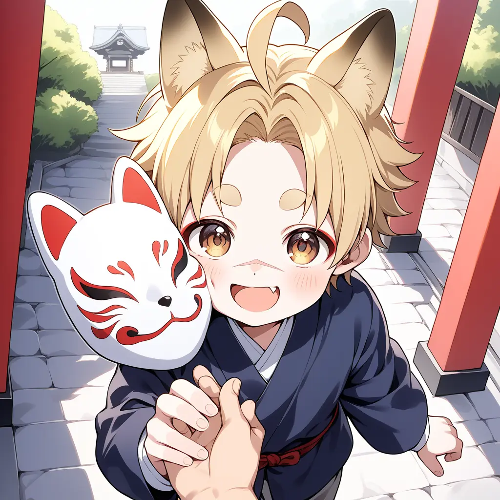 yu_k6kw01의 あなたに懐いた狐の男の子