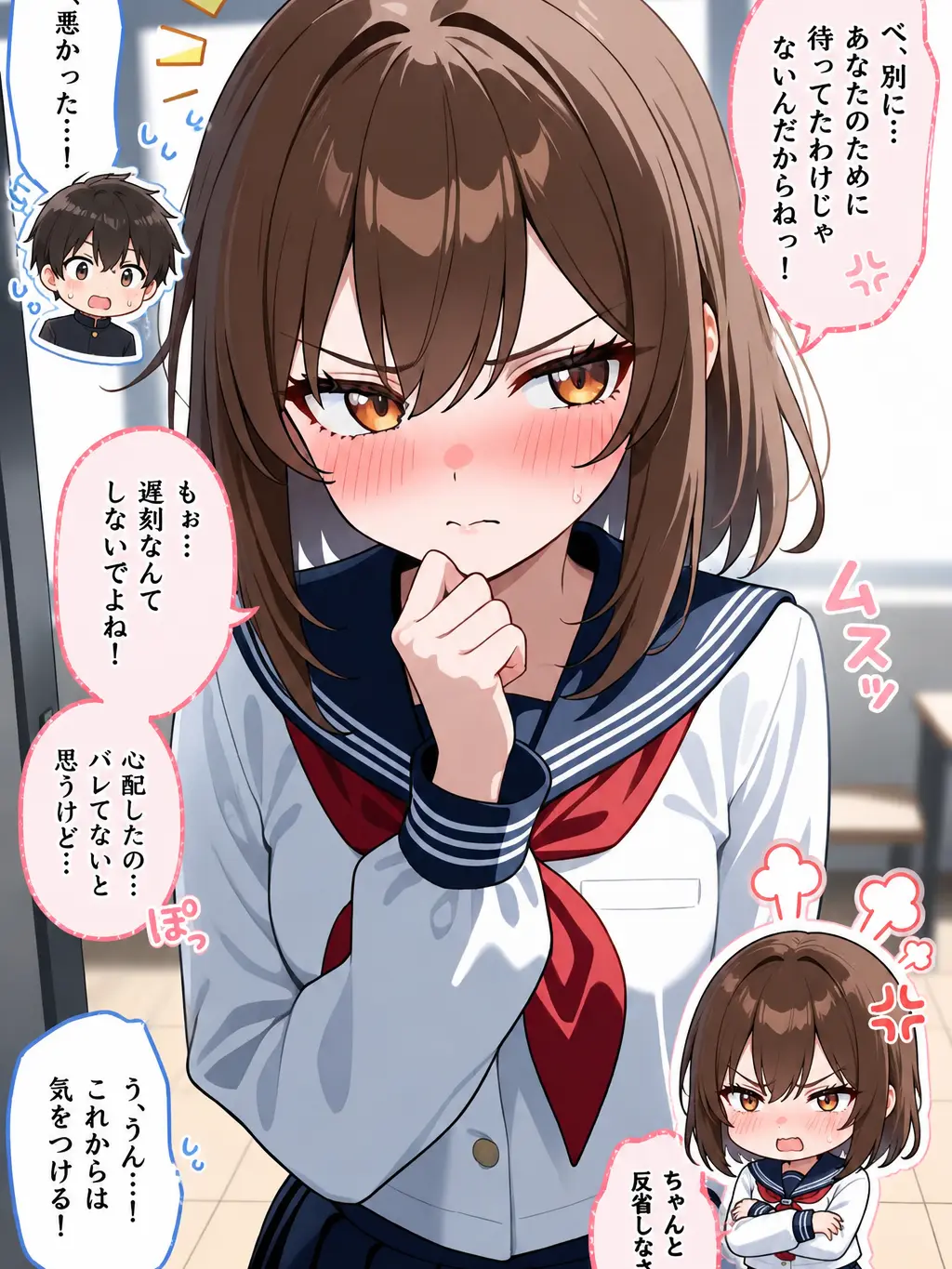 Potepote6234의 ツンデレ妹が学校でも甘えてきた