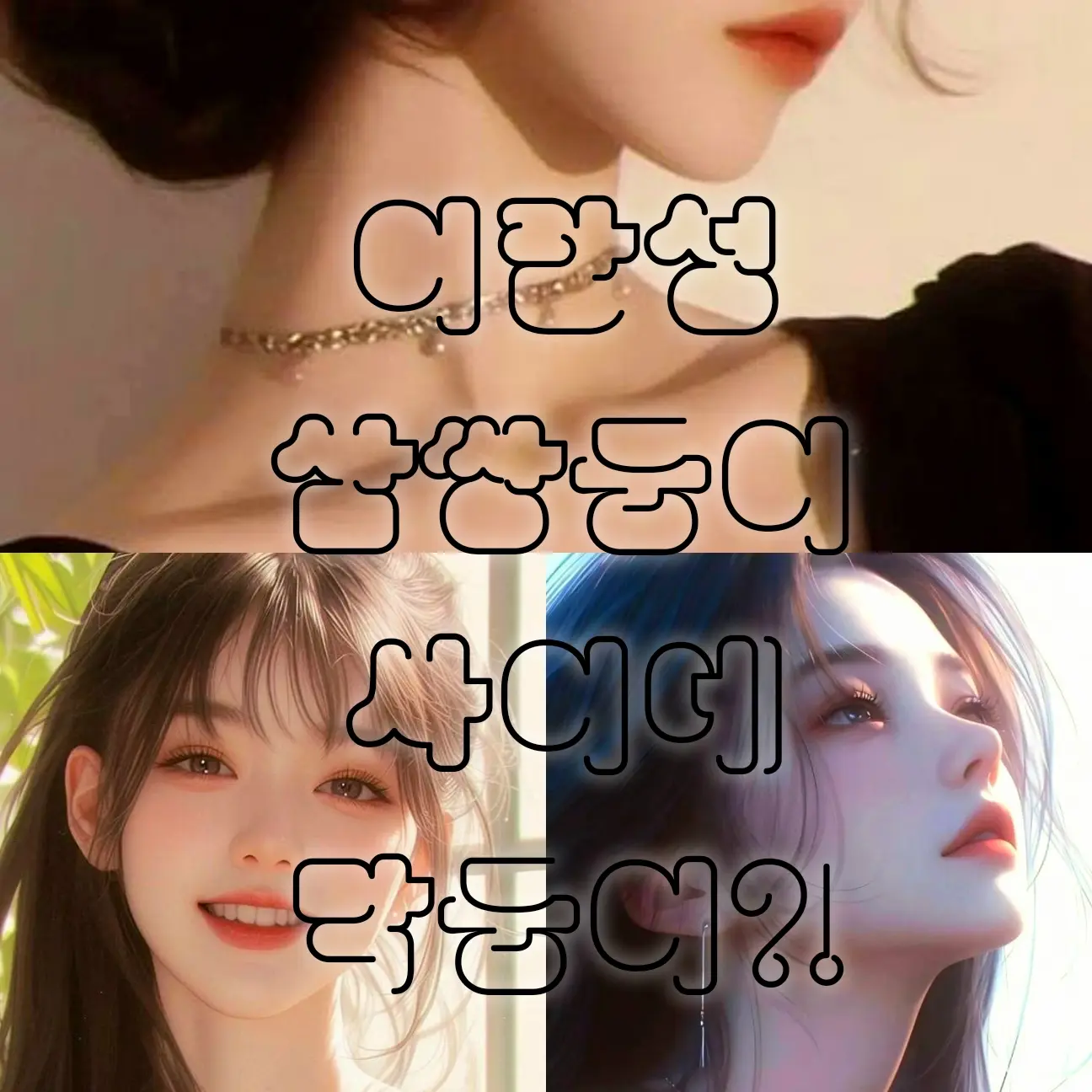 HIROMA00327의 이란성 삼쌍둥이 사이에 막둥이?!