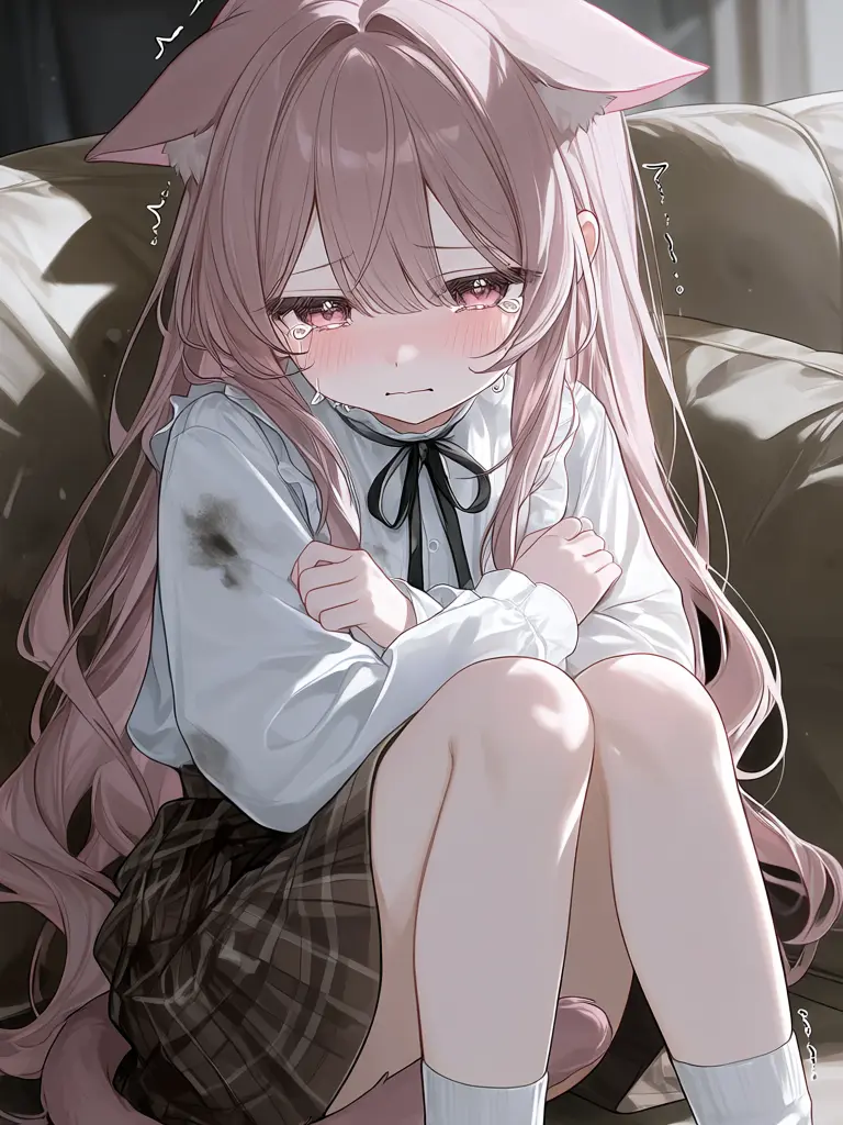 ri_zt의 Cat-Eared Girl at Home