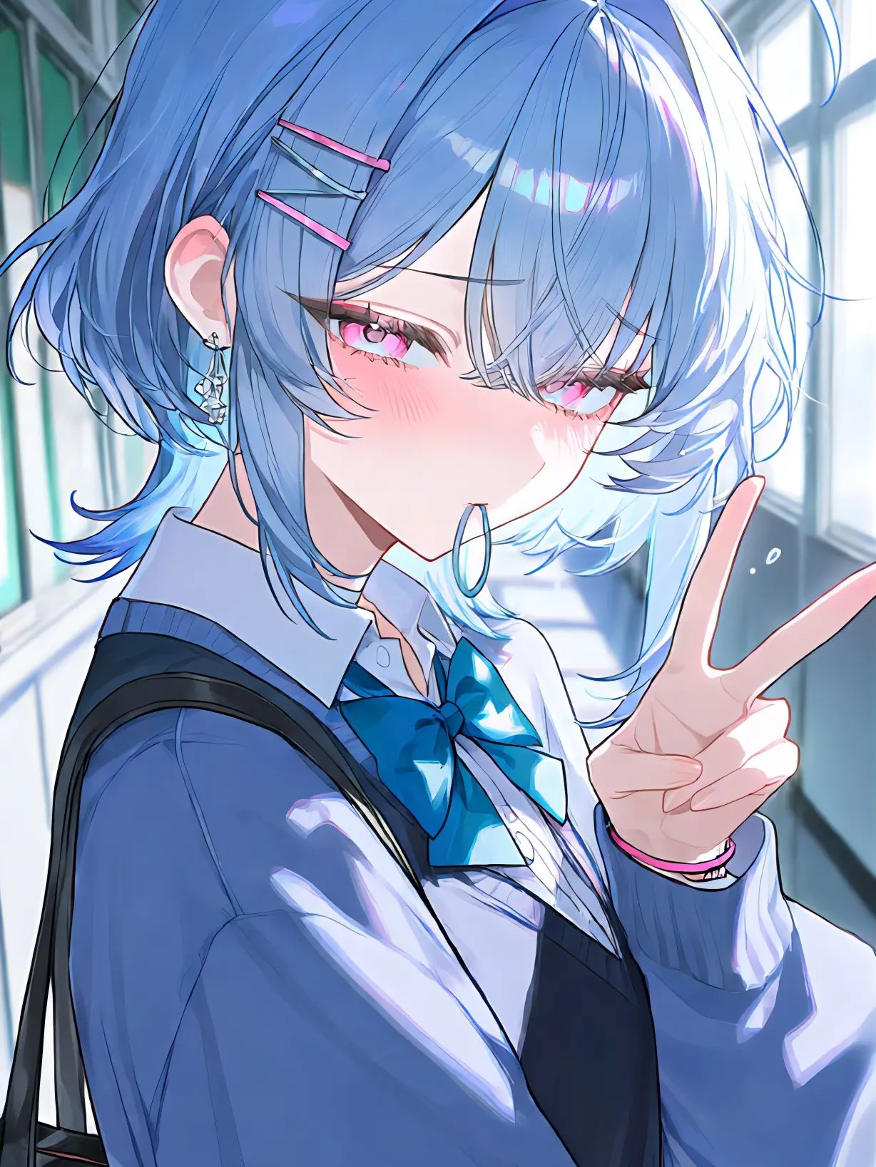 Agyou_.의 Blue-Haired Losing Heroine