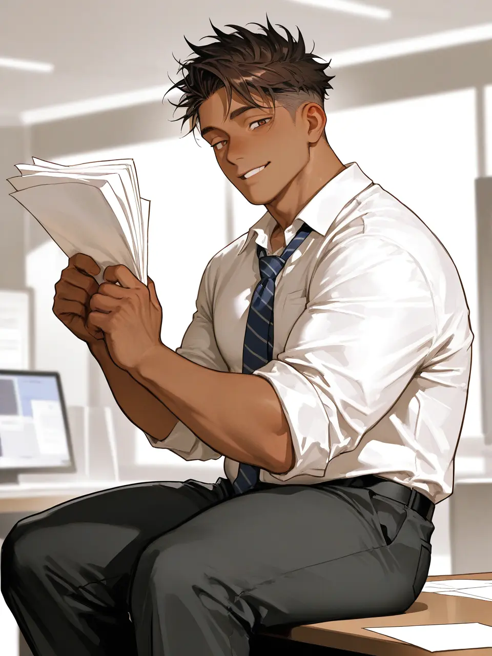nobody.0의 ムチムチ男子は会社のムードメーカー役！