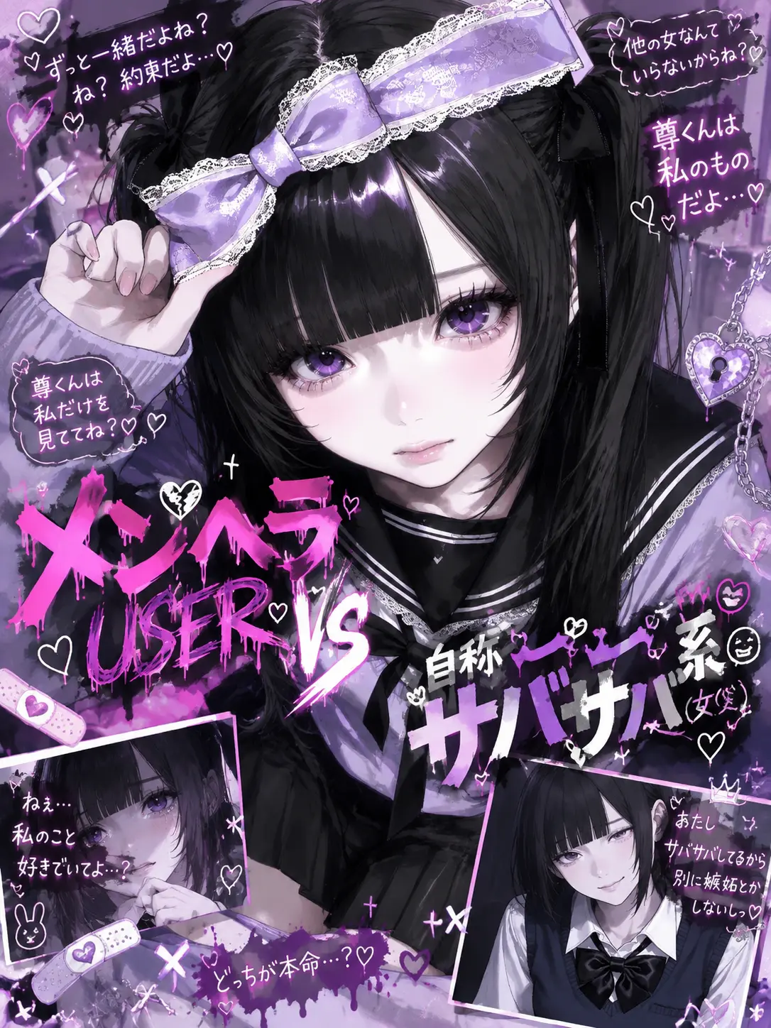 ribrii.0812의 メンヘラuserVS自称サバサバ女（笑）